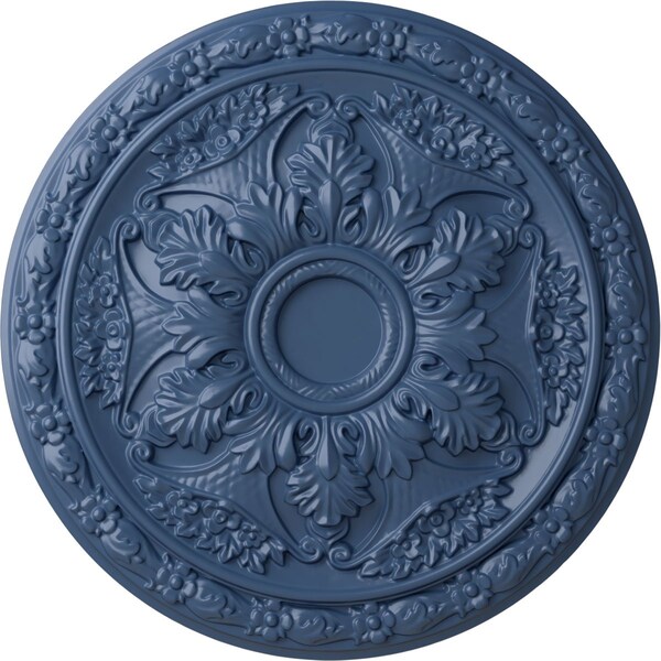 Ekena Millwork Baile Ceiling Medallion (Fits Canopies up to 3 1/4"), Hand-Painted Americana, 20"OD x 1 5/8"P CM20BLAMF - main